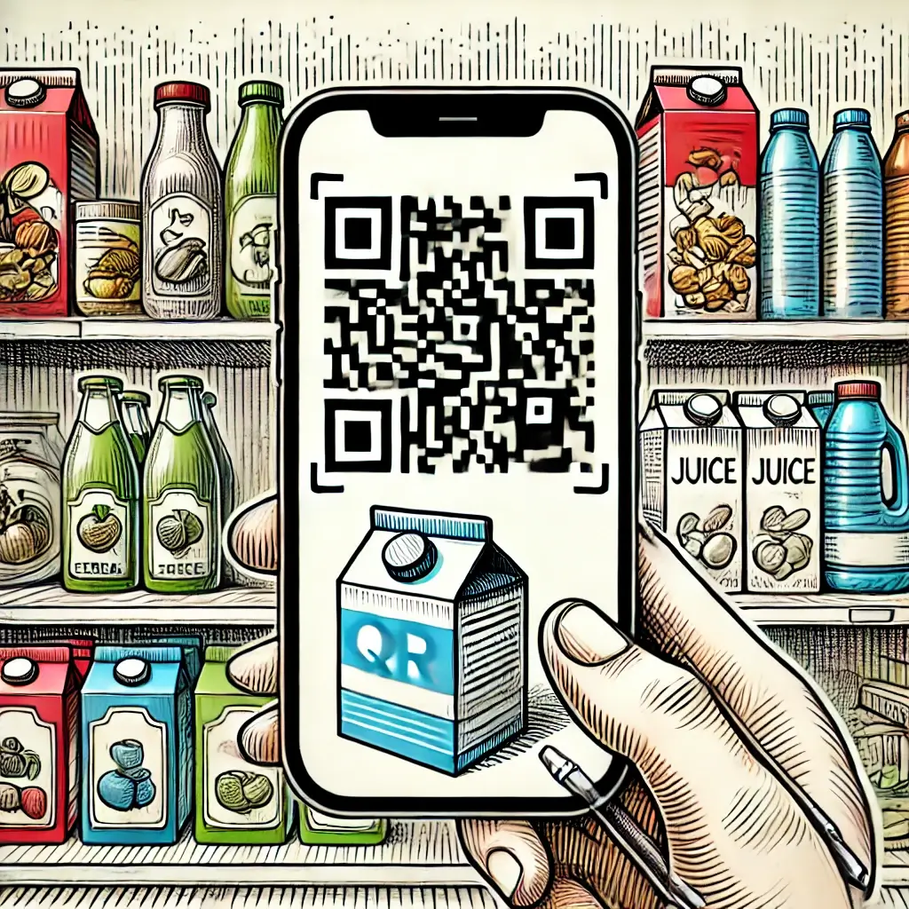 QR Code for Packaged Products