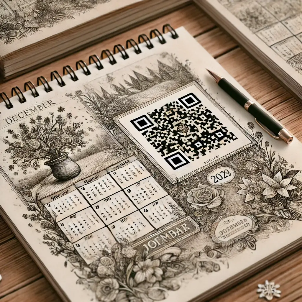 QR Code on Calendars