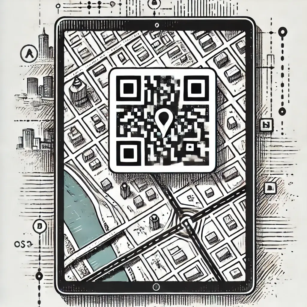 QR Code on Maps