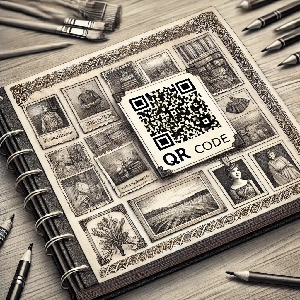 QR Code on Photo Albums