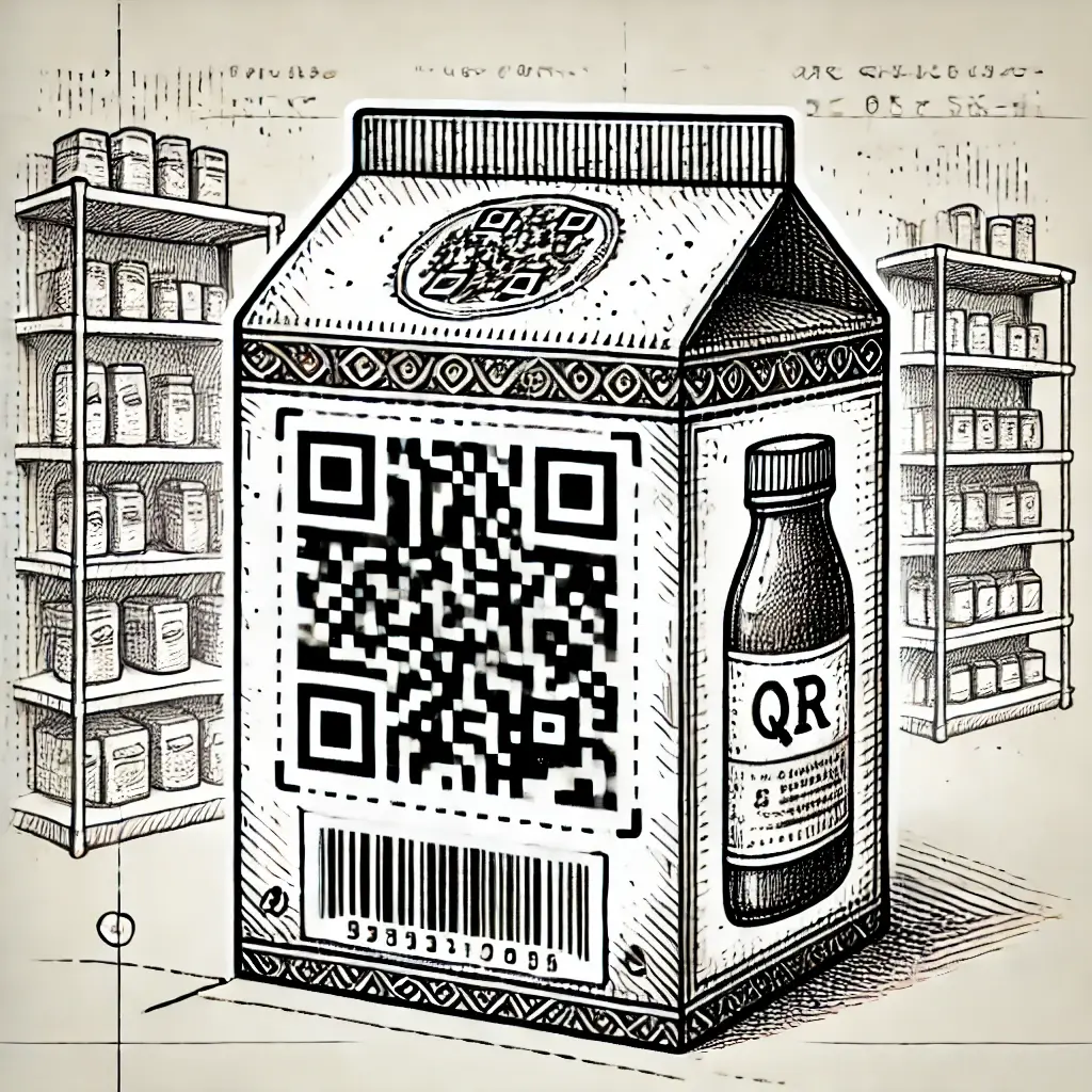 QR Code on Packaging